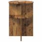 Preview: Beistelltisch mit Speicher Altholz Ø 39,5 x 55 cm Holzwerkstoff