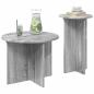 Preview: Beistelltisch-Set 2 Stk. Sonoma-Grau Ø 45 x 35 cm Holzwerkstoff