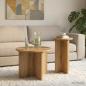 Preview: Beistelltisch-Set 2 stk. Artisan-Eiche Ø 45 x 35 cm