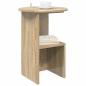 Preview: Beistelltisch Sonoma-Eiche Ø 39,5 x 55 cm Holzwerkstoff