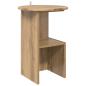 Preview: Beistelltisch Artisan-Eiche Ø 39,5 x 55 cm Holzwerkstoff