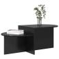 Preview: Couchtisch Schwarz Eichen-Optik 100 x 50 x 40 cm Holzwerkstoff