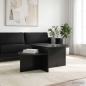 Preview: Couchtisch Schwarz Eichen-Optik 100 x 50 x 40 cm Holzwerkstoff