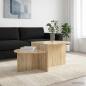 Preview: Couchtisch Sonoma-Eiche 100 x 50 x 40 cm Holzwerkstoff