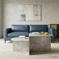 Preview: ARDEBO.de - Couchtisch Betongrau 100 x 50 x 40 cm Holzwerkstoff