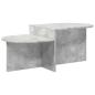Preview: Couchtisch Betongrau 100 x 50 x 40 cm Holzwerkstoff