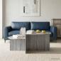 Preview: ARDEBO.de - Couchtisch Sonoma-Grau 100 x 50 x 40 cm Holzwerkstoff