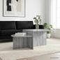 Preview: Couchtisch Sonoma-Grau 100 x 50 x 40 cm Holzwerkstoff