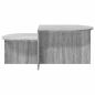 Preview: Couchtisch Sonoma-Grau 100 x 50 x 40 cm Holzwerkstoff