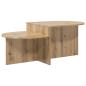 Preview: Couchtisch Artisan-Eiche 100 x 50 x 40 cm Holzwerkstoff