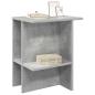 Preview: Couchtisch 2 stk. Betongrau 40 x 30 x 49 cm Holzwerkstoff