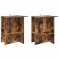 Preview: Couchtisch 2 stk. Räuchereiche 40 x 30 x 49 cm Holzwerkstoff