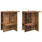 Preview: Couchtisch 2 stk. Altholz 40 x 30 x 49 cm Holzwerkstoff