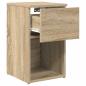 Preview: Bettschrank Sonoma-Eiche 29 x 31,5 x 49 cm Holzwerkstoff