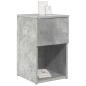 Preview: Bettschrank 2 Stk. Betongrau 29 x 31,5 x 49 cm Holzwerkstoff