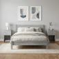 Preview: ARDEBO.de - Bettschrank 2 Stk. Sonoma-Grau 29 x 31,5 x 49 cm Holzwerkstoff