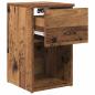 Preview: Bettschrank Altholz 29 x 31,5 x 49 cm Holzwerkstoff