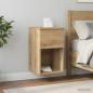 Preview: ARDEBO.de - Bettschrank Artisan-Eiche 29 x 31,5 x 49 cm Holzwerkstoff
