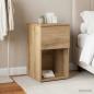 Preview: Bettschrank Artisan-Eiche 29 x 31,5 x 49 cm Holzwerkstoff