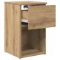 Preview: Bettschrank Artisan-Eiche 29 x 31,5 x 49 cm Holzwerkstoff