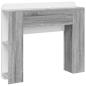 Preview: Kopfteil Schrank mit Speicher Graues Sonoma Holzwerkstoff