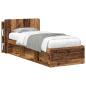 Preview: Kopfteil Schrank mit Speicher Altholz Holzwerkstoff