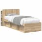 Preview: Kopfteil Schrank mit Speicher Sonoma-Eiche Holzwerkstoff