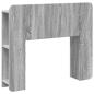 Preview: Kopfteil Schrank mit Speicher Graues Sonoma Holzwerkstoff