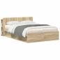 Preview: Kopfteil Schrank mit Speicher Sonoma-Eiche Holzwerkstoff
