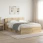 Preview: Kopfteil Schrank mit Speicher Sonoma-Eiche Holzwerkstoff
