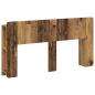 Preview: Kopfteil Schrank mit Speicher Altholz Holzwerkstoff