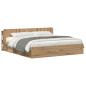 Preview: Kopfteil Schrank Artisan-Eiche 180 cm Holzwerkstoff