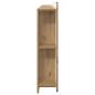Preview: Kopfteil Schrank Artisan-Eiche 180 cm Holzwerkstoff