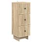 Preview: Schubladenschrank Sonoma-Eiche 33 x 34,5 x 90 cm Holzwerkstoff