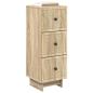 Preview: Schubladenschrank Sonoma-Eiche 33 x 34,5 x 90 cm Holzwerkstoff