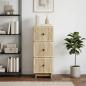 Preview: Schubladenschrank Sonoma-Eiche 33 x 34,5 x 90 cm Holzwerkstoff