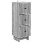 Preview: Schubladenschrank Graues Sonoma 33 x 34,5 x 90 cm Holzwerkstoff