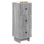 Preview: Schubladenschrank Graues Sonoma 33 x 34,5 x 90 cm Holzwerkstoff