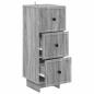 Preview: Schubladenschrank Graues Sonoma 33 x 34,5 x 90 cm Holzwerkstoff