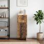 Preview: Schubladenschrank Altholz 33 x 34,5 x 90 cm Holzwerkstoff