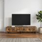 Preview: TV-Schränk 147 x 34,5 x 30 cm Räuchereiche Holzwerkstoff