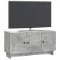 Preview: TV-Schränk 99 x 34,5 x 50 cm Betongrau Holzwerkstoff