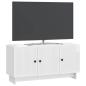 Preview: TV-Schränk 99 x 34,5 x 50 cm Hochglanz Weiß Holzwerkstoff
