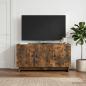 Preview: ARDEBO.de - TV-Schränk 99 x 34,5 x 50 cm Räuchereiche Holzwerkstoff