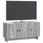 Preview: TV-Schränk 99 x 34,5 x 50 cm Sonoma-Grau Holzwerkstoff