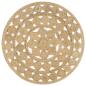 Preview: ARDEBO.de - Teppich Handgefertigt Jute Geflochten 120 cm