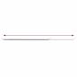 Preview: Gardinenstangen 2 Stk. Weiß und Silbern 40-60 cm Aluminium