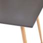 Preview: Esstisch Grau und Eichefarben 80,5x80,5x73 cm MDF