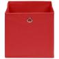 Preview: Aufbewahrungsboxen 10 Stk. Vliesstoff 28x28x28 cm Rot