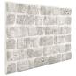 Preview: ARDEBO.de - Wandpaneele 10 pcs Hellgrau 100 x 50 cm EPS-Schaum